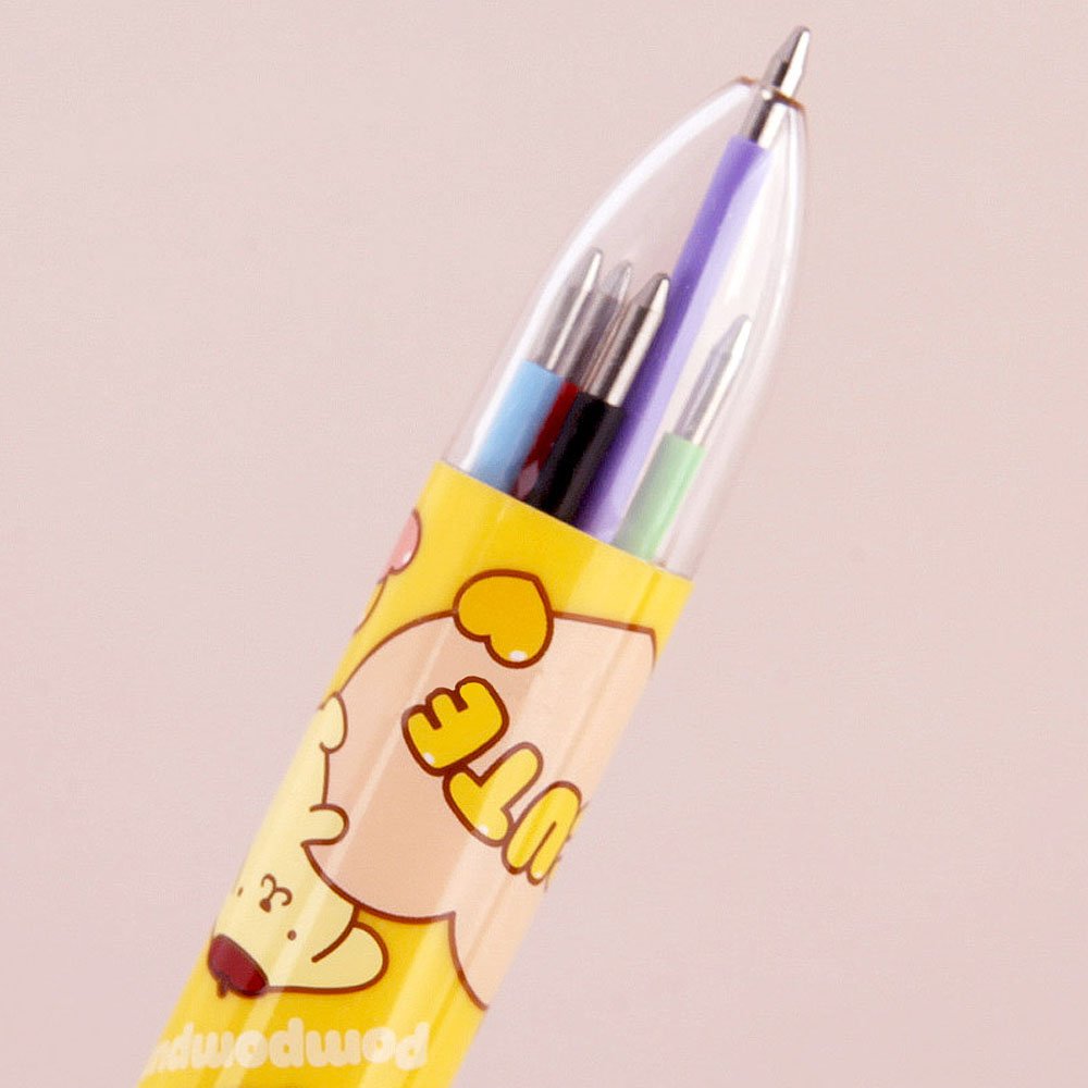 Sanrio Pompompurin Figure 6-Color Pen