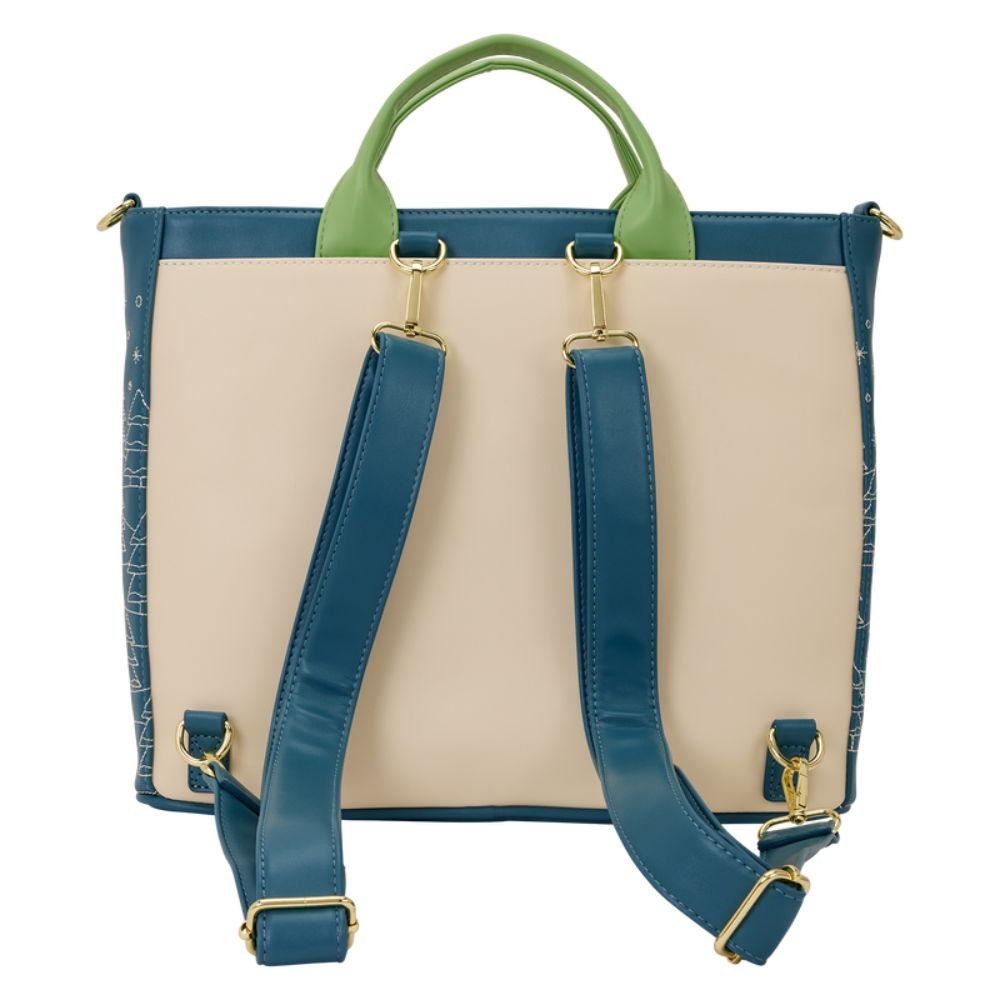 Loungefly x Mickey & Friends Holiday Convertible Backpack & Tote Crossbody Bag