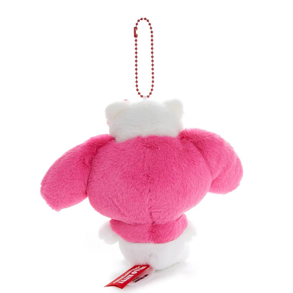 My Melody Mascot Keychain Plush :Hello Kitty 50th Anniversary