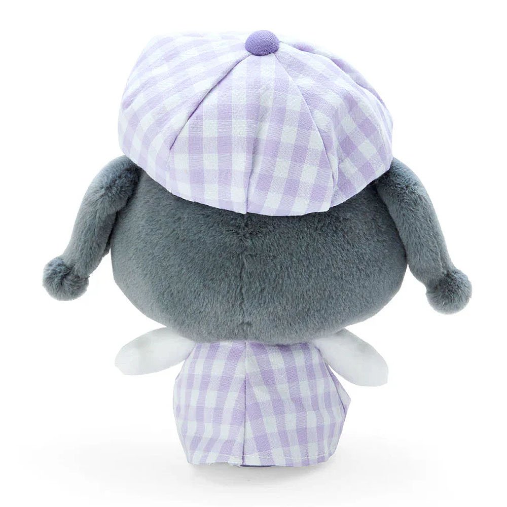 Kuromi Gingham Casquette 8" Plush