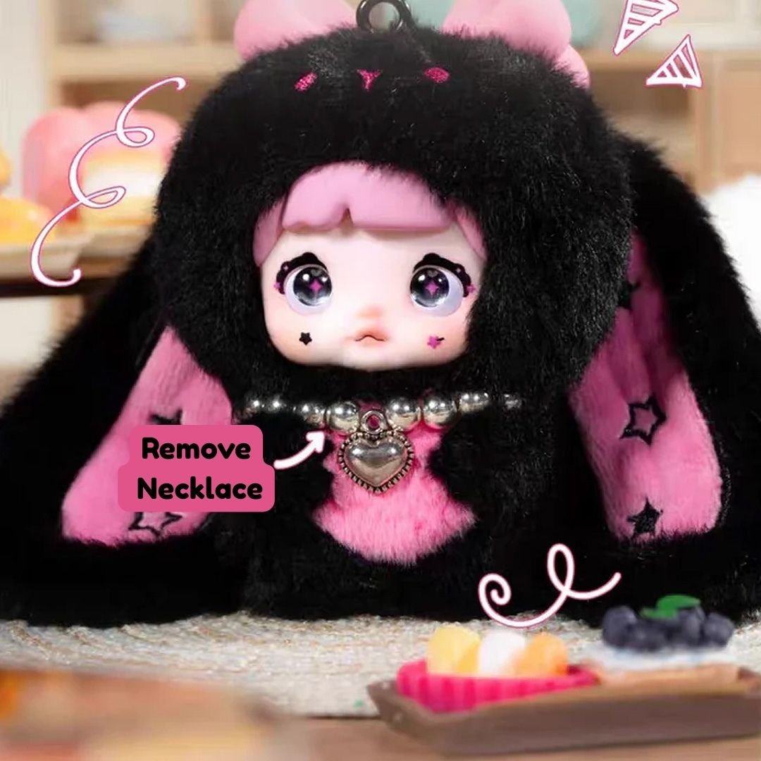 Nommi Sweetheart Bunny Series Plush Bag Charm Blind Box