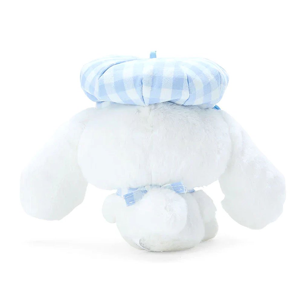 Cinnamoroll Gingham Casquette Mascot Clip-On Plush