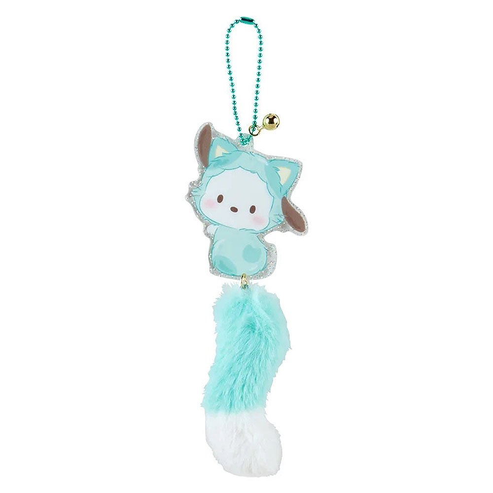 Sanrio Cat Acrylic Fur Tail Keyring