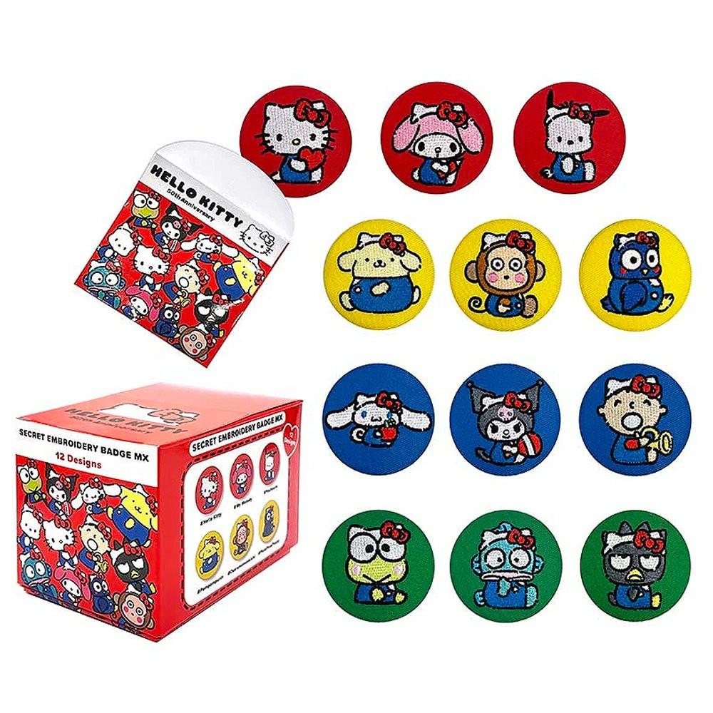 Hello Kitty and Friends Blind Box Badge :Hello Kitty 50th Anniversary