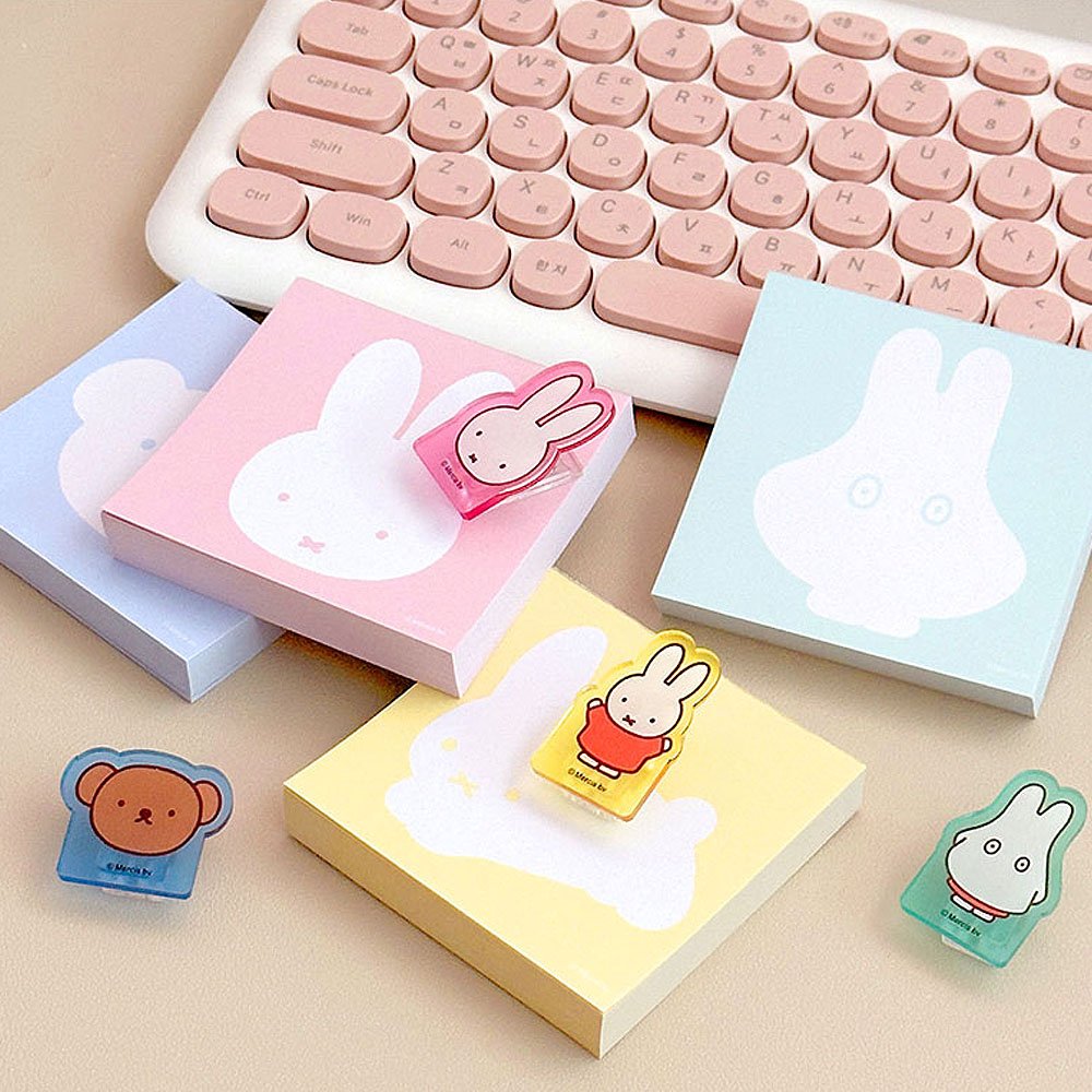 Miffy Mini Clip with Memo Pad Set