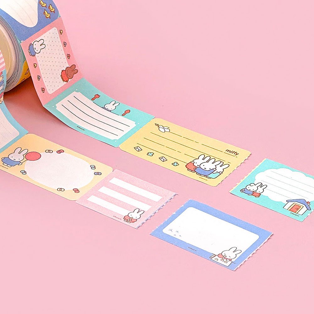 Miffy Removable Roll Memo Sticker