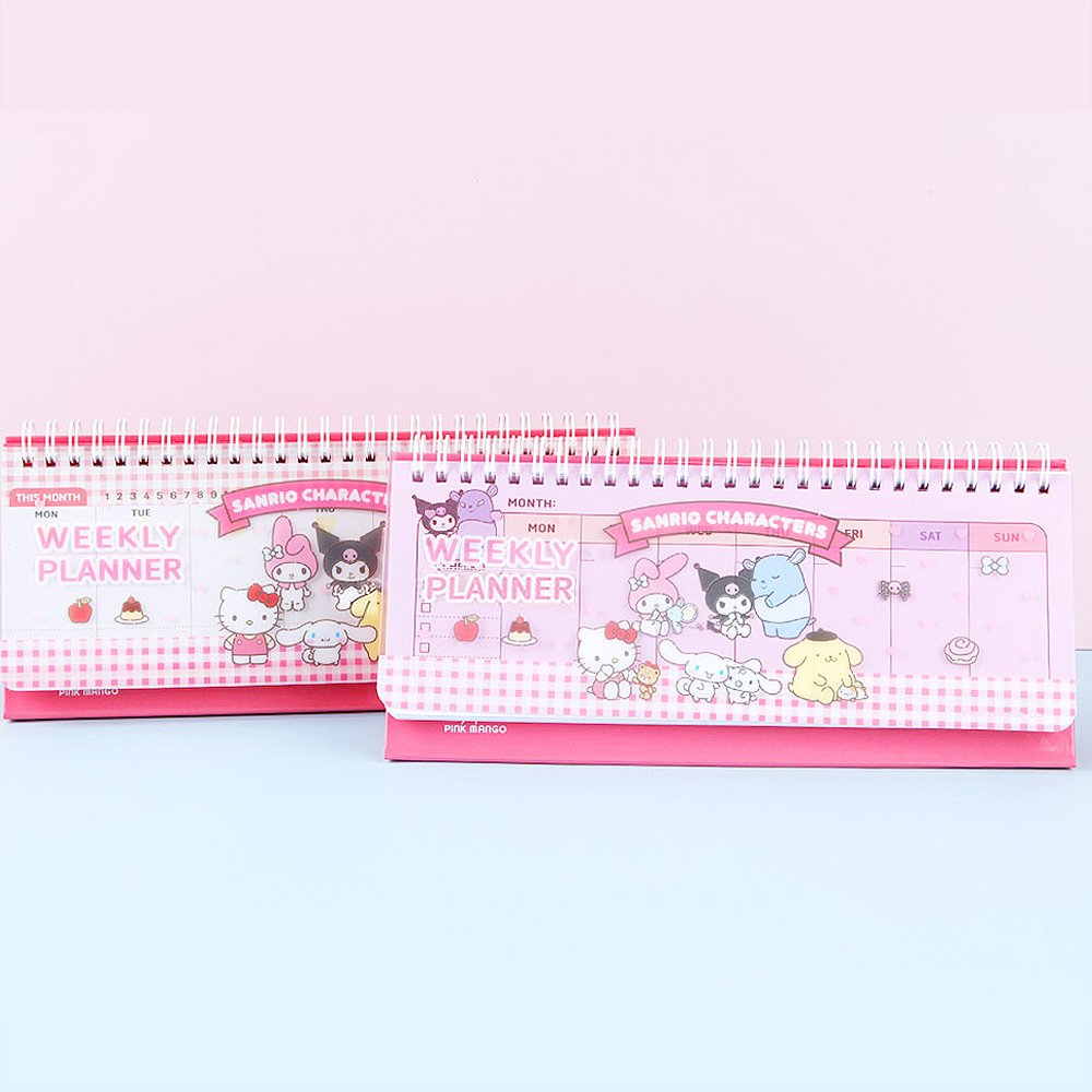 Sanrio Characters Standing Weekly Planner