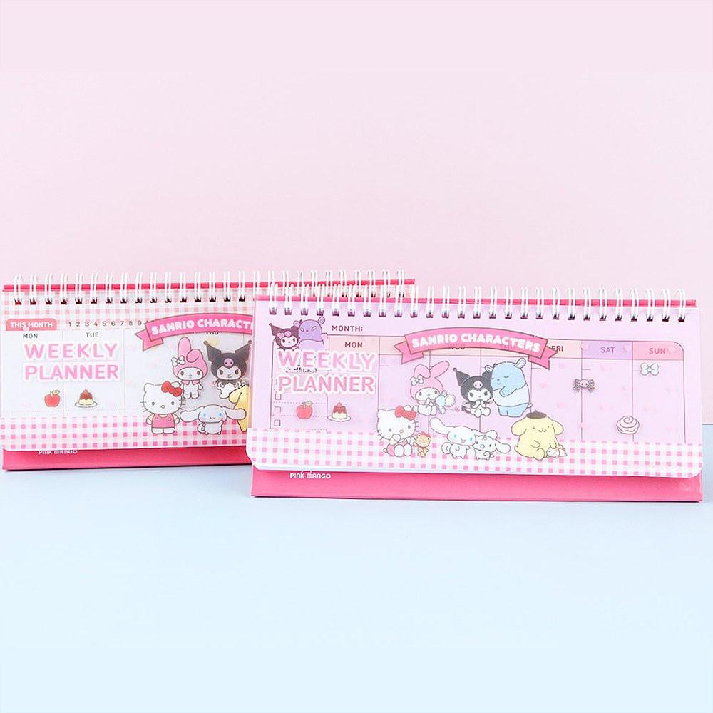 Sanrio Characters Standing Weekly Planner