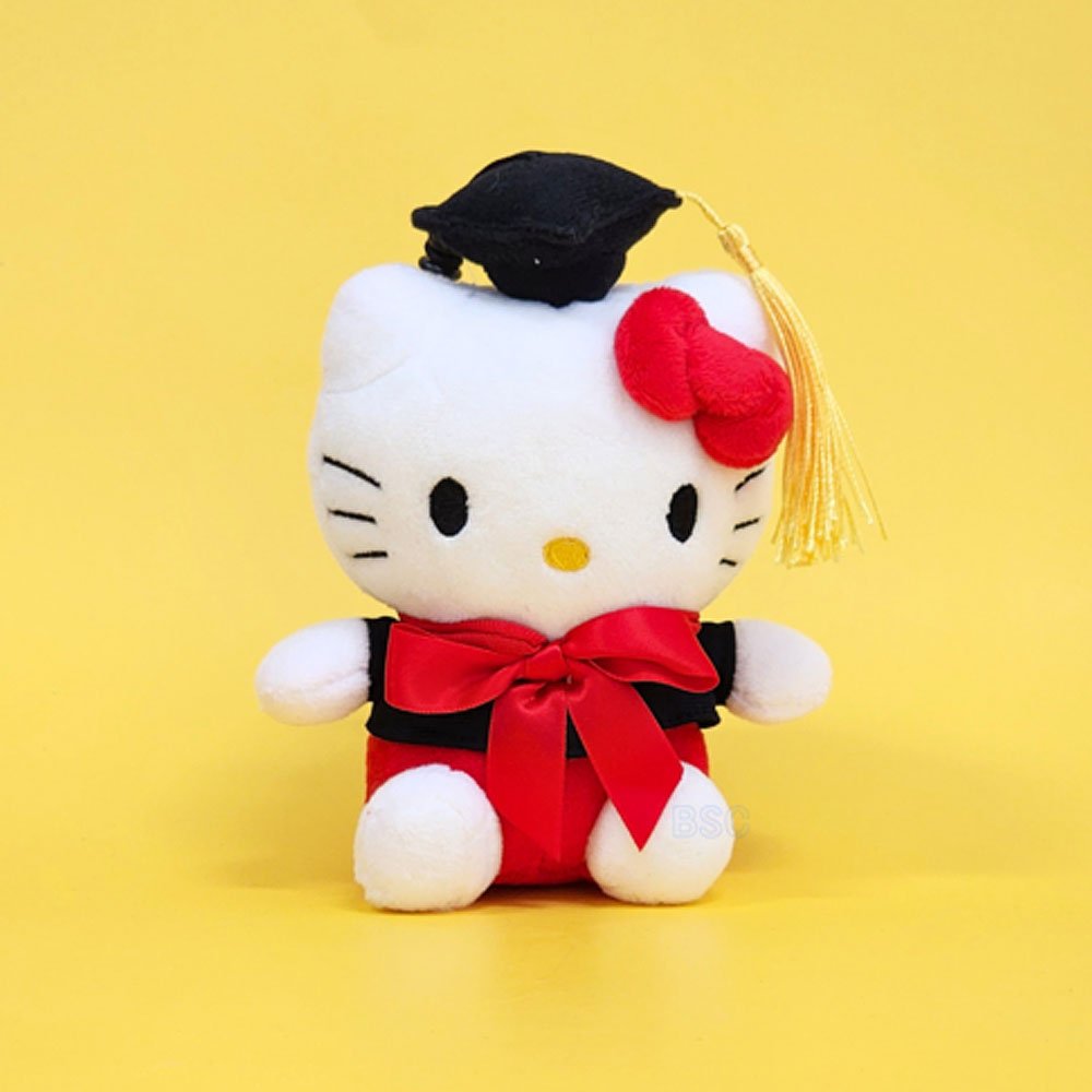 Sanrio Hello Kitty Graduation Clip-On Plush