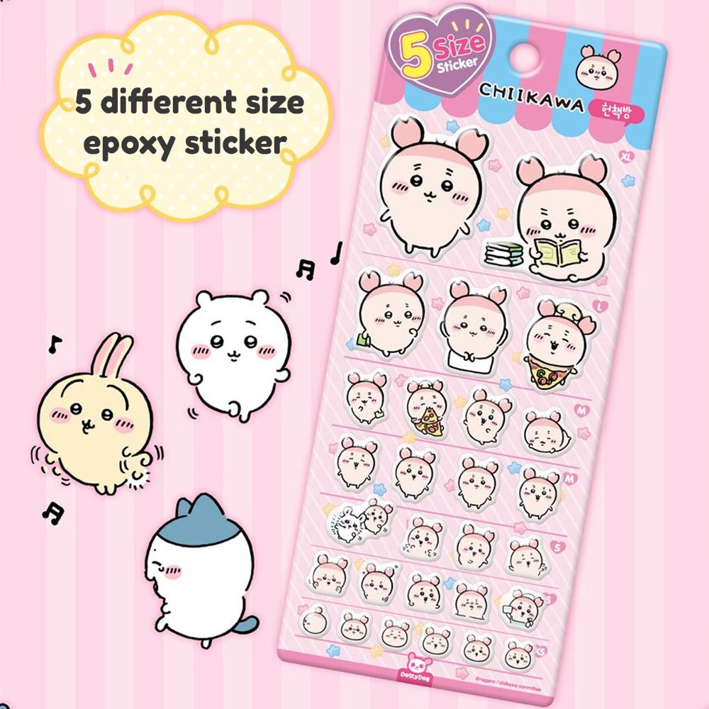 Chiikawa Kani 5 Size Sticker