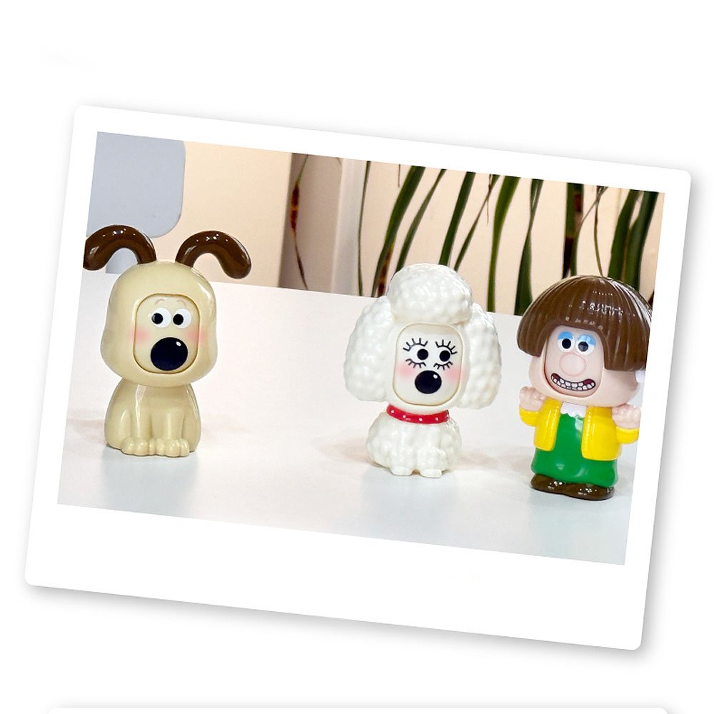 Wallace & Gromit Face Change Random Figure