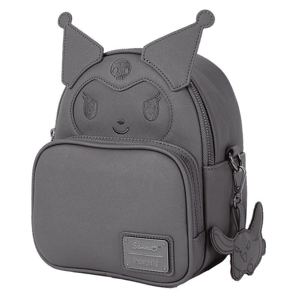 Loungefly x Kuromi Monochrome Cosplay Convertible Mini Backpack & Crossbody Bag