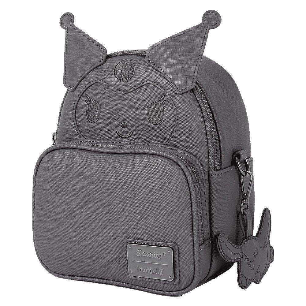 Loungefly x Kuromi Monochrome Cosplay Convertible Mini Backpack & Crossbody Bag