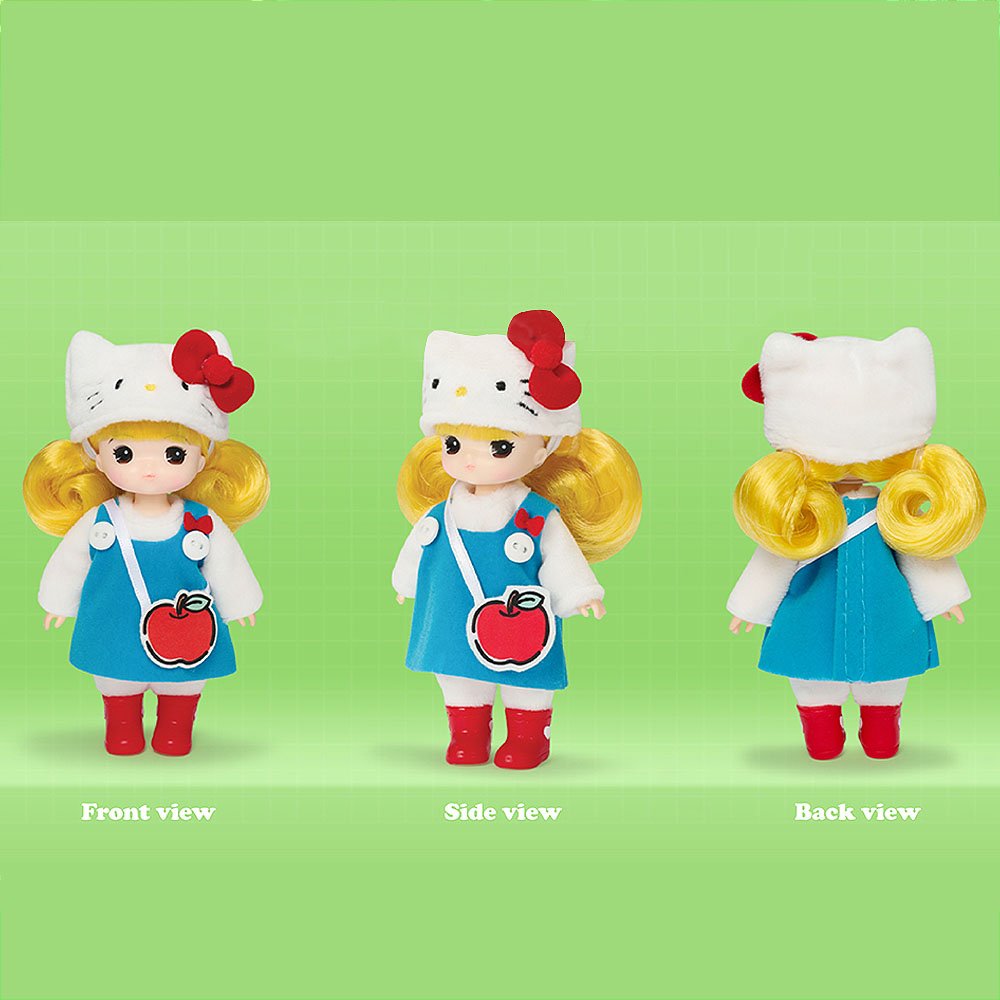 Cute Little Mimi doll in Sanrio My Melody character-themed costume