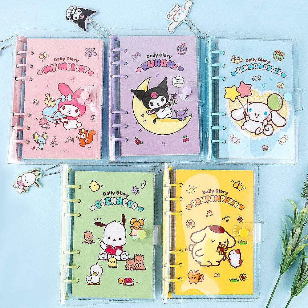 Sanrio Kuromi 6 Ring Planner with Charm