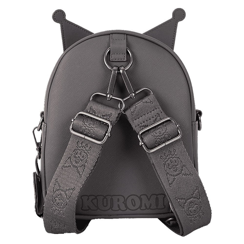 Loungefly x Kuromi Monochrome Cosplay Convertible Mini Backpack & Crossbody Bag