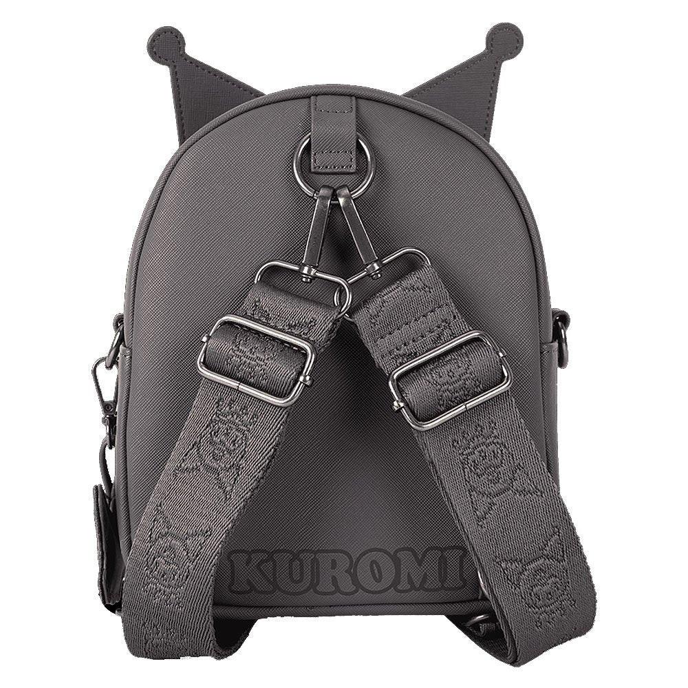 Loungefly x Kuromi Monochrome Cosplay Convertible Mini Backpack & Crossbody Bag