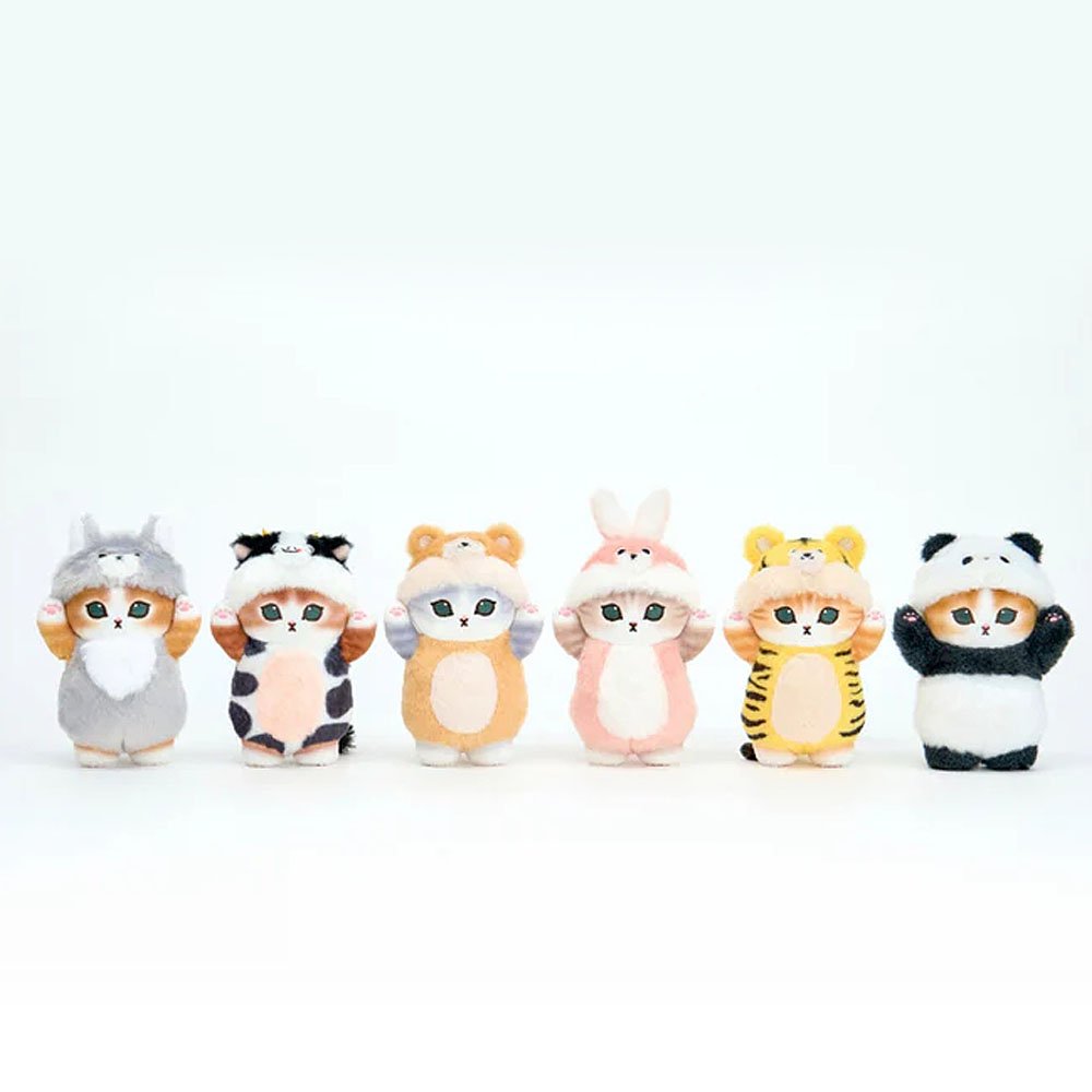 Mofusand Animal Mascot Plush Keychain :Tiger