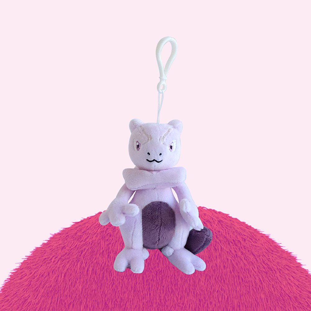 Pokemon Mewtwo Clip-On Plush