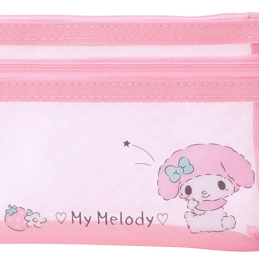 Sanrio Character Mesh Pencil Pouch