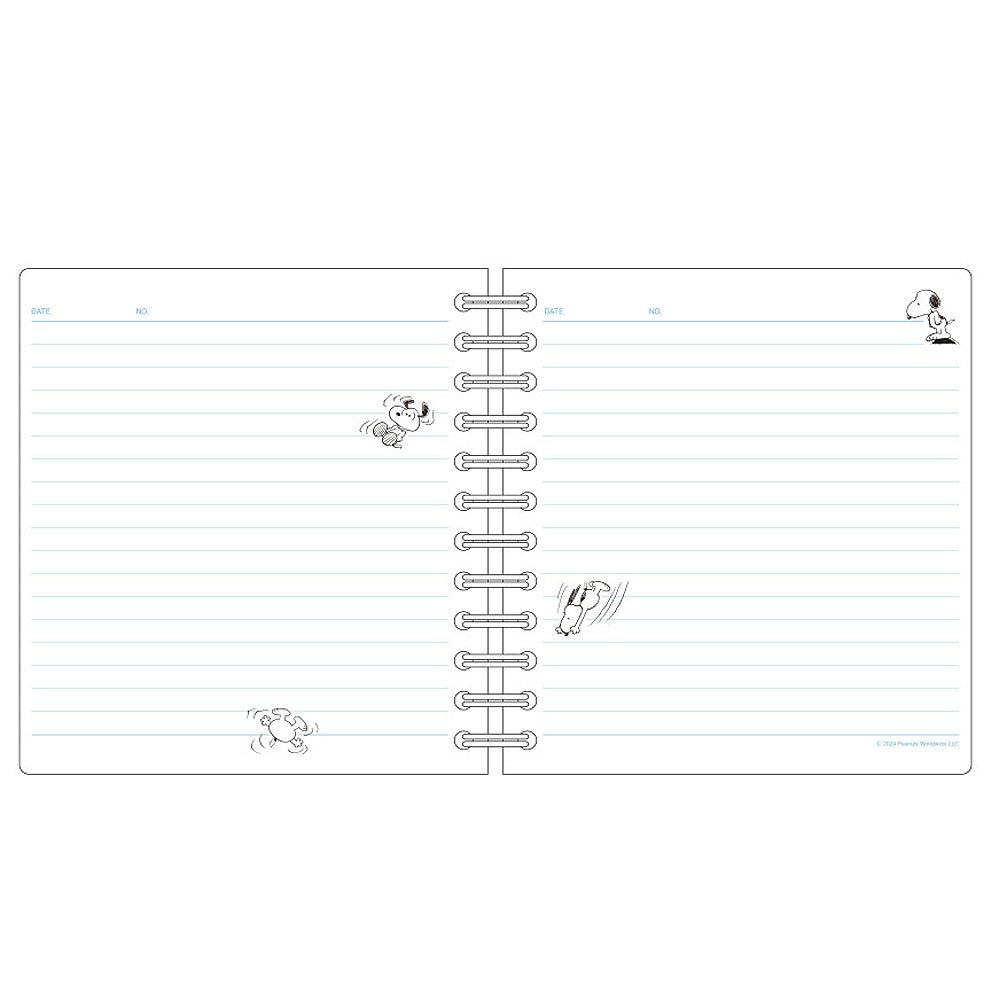 Peanuts Snoopy Friends 4-Tab Index Notebook