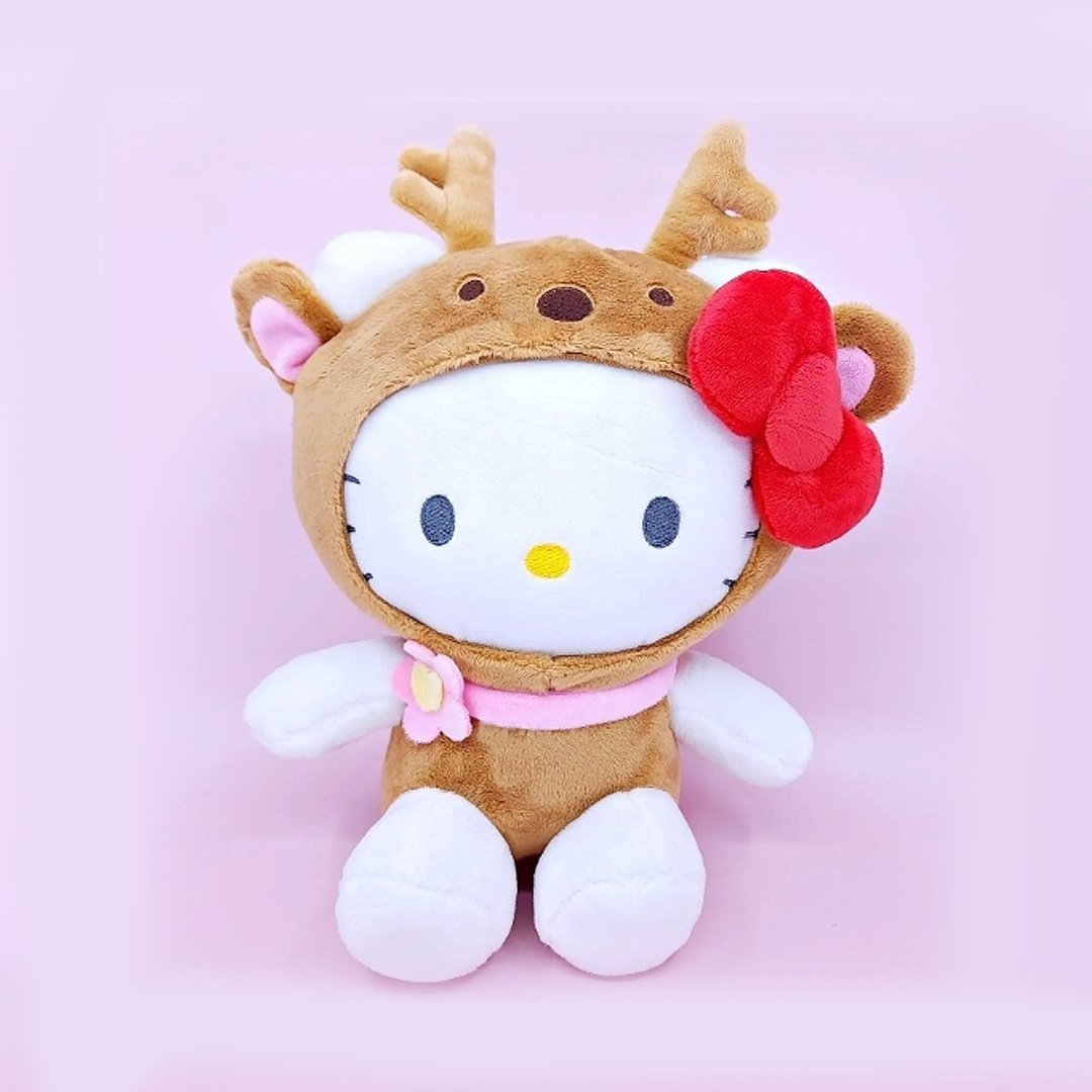 Sanrio Hello Kitty Floral Reindeer10" Plush