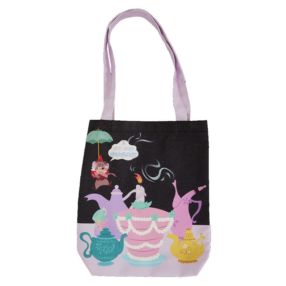 Loungefly x Alice in Wonderland Unbirthday Canvas Tote Bag