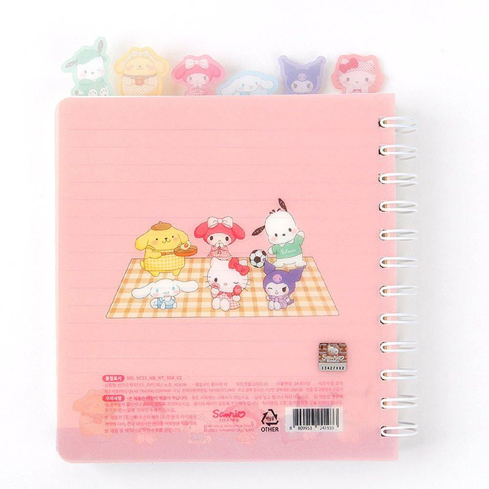 Sanrio Characters Index Notebook