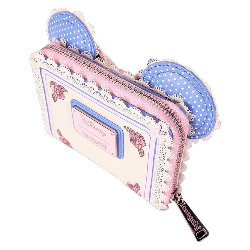 Loungefly x Minnie Mouse Floral and Lace Zip Around Wallet
