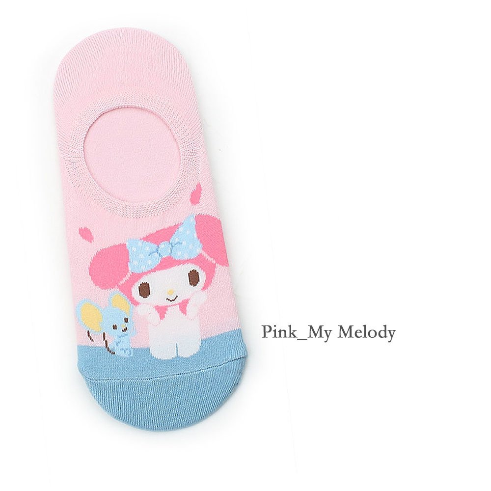 Sanrio Characters Buddy No Show Socks
