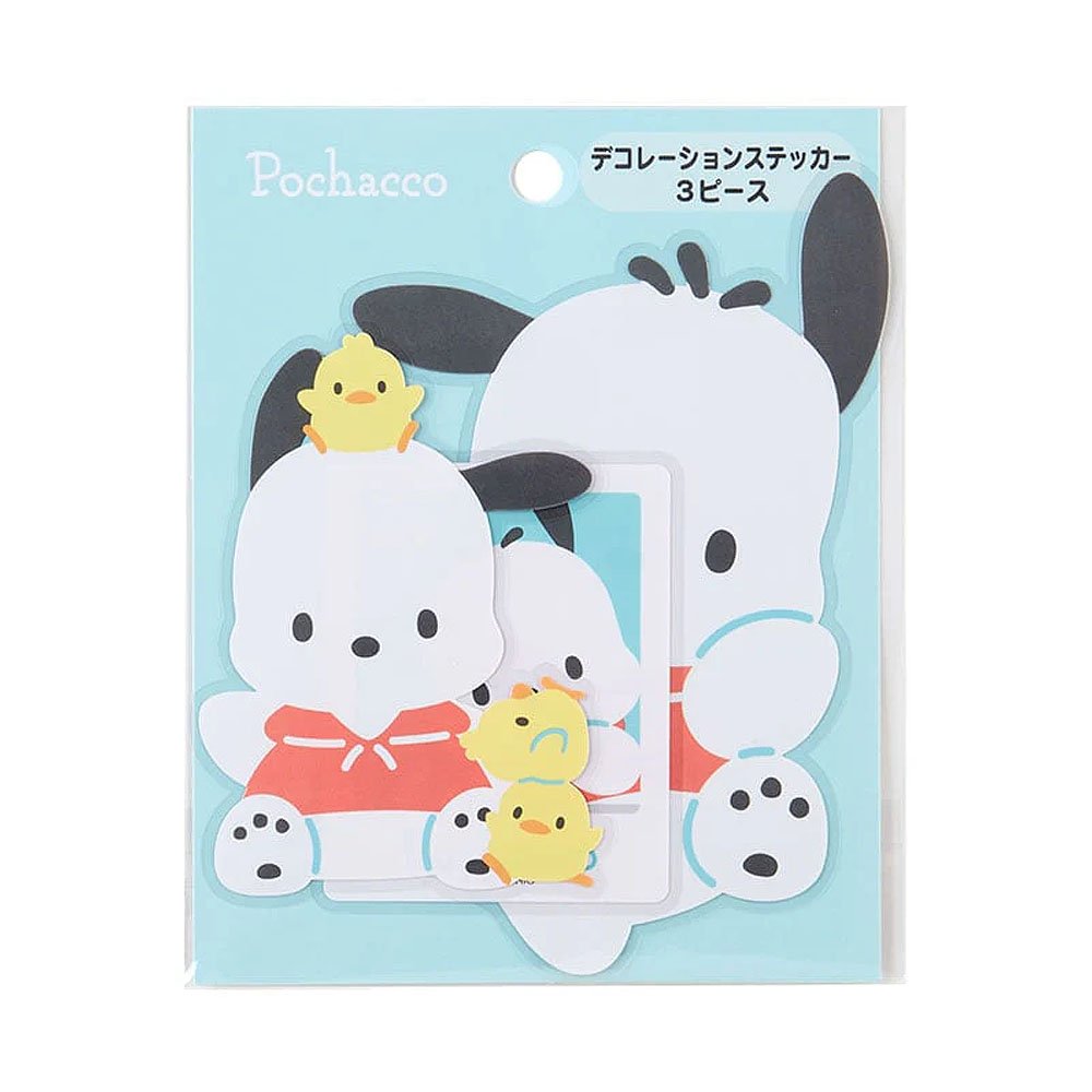 Sanrio Characters 3-pc Tech Sticker Set