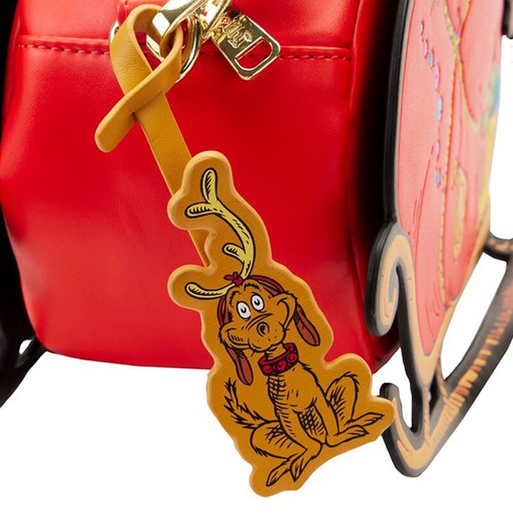 Loungefly x Dr. Seuss' How The Grinch Stole Christmas! Grinch Sleigh Crossbody Bag