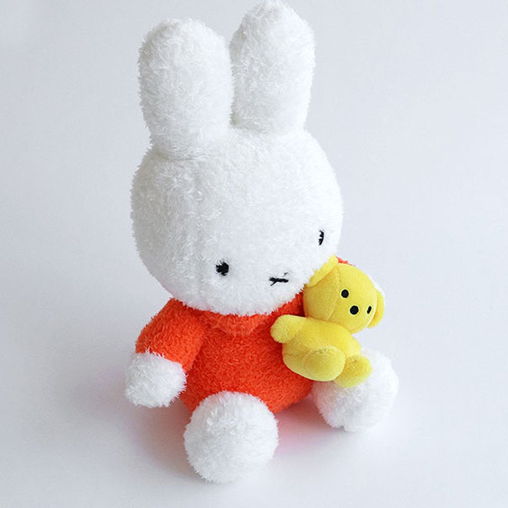 Miffy with Teddy Bear 10" Plush