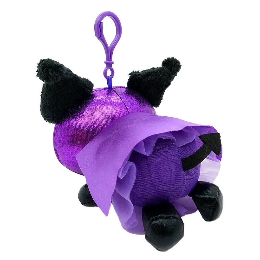 Sanrio Kuromi Super Hero Mascot Clip-On Plush Keychain