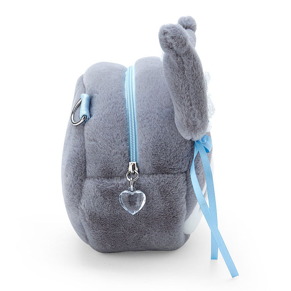 Kuromi Plush Crossbody Bag :Blue Angel