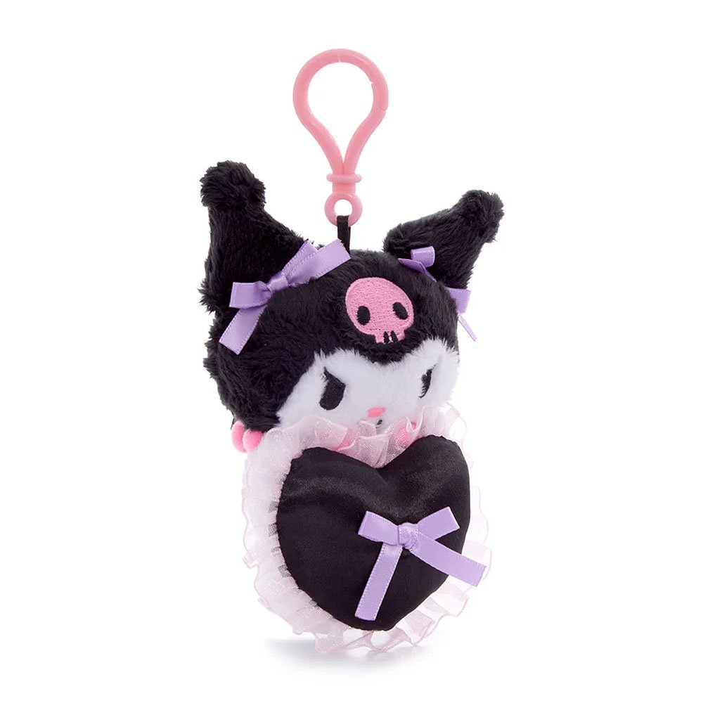 Kuromi Lovely Girl Mascot Clip-On Plush