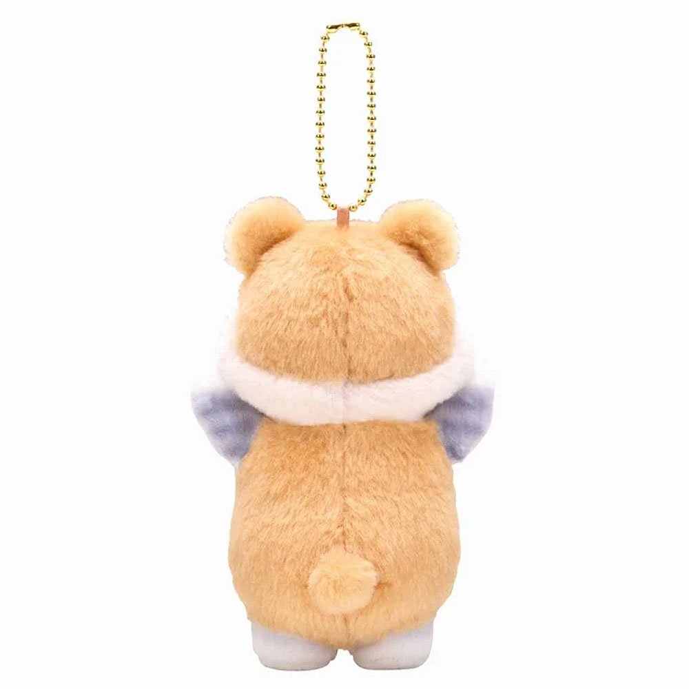 Cute Mofusand cat plush wearing bear costume