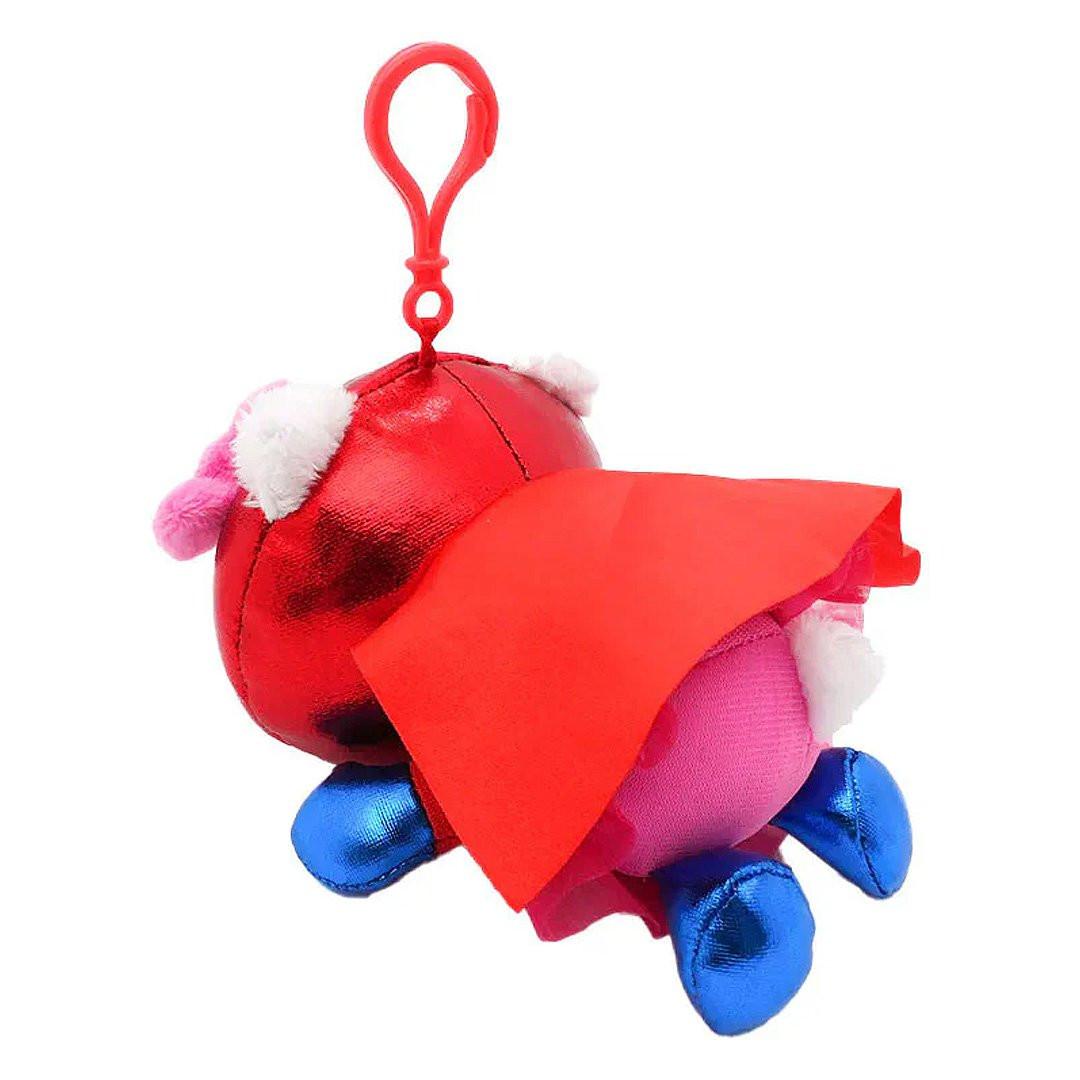 Sanrio Hello Kitty Super Hero Mascot Clip-On Plush Keychain