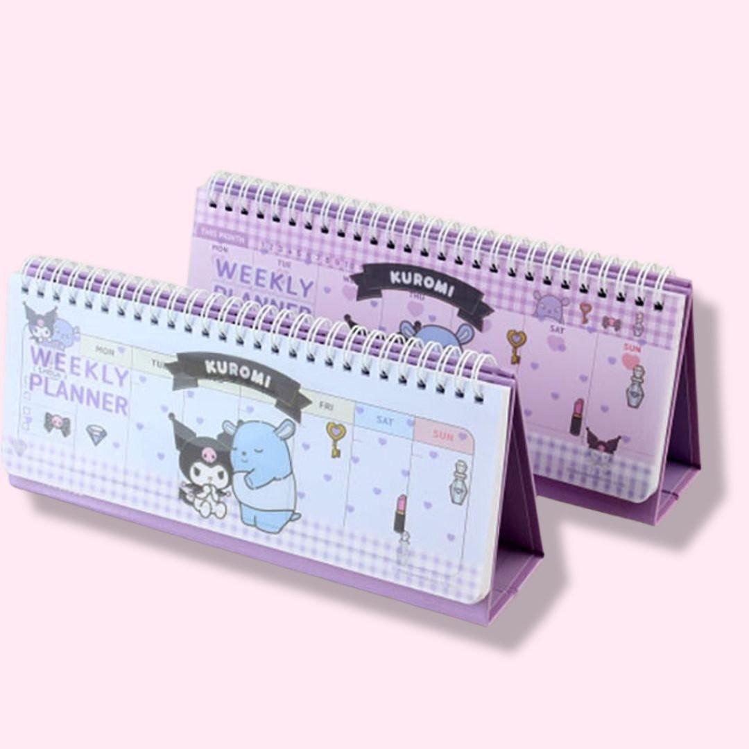 Sanrio Kuromi Standing Weekly Planner
