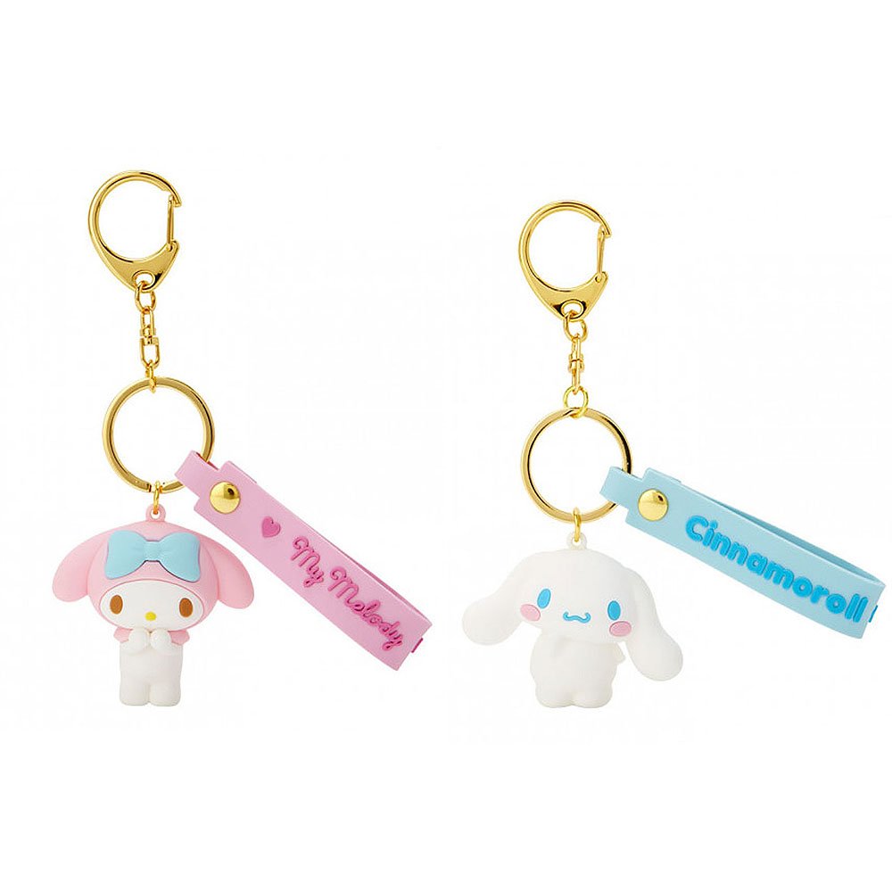 Sanrio My Melody & Cinnamoroll 3D Figure Keychain