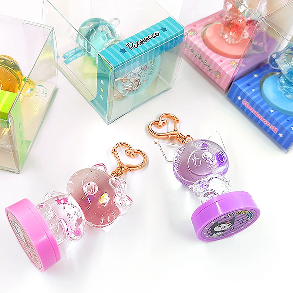 Sanrio Characters Random Water Liquid Stamp Keychain