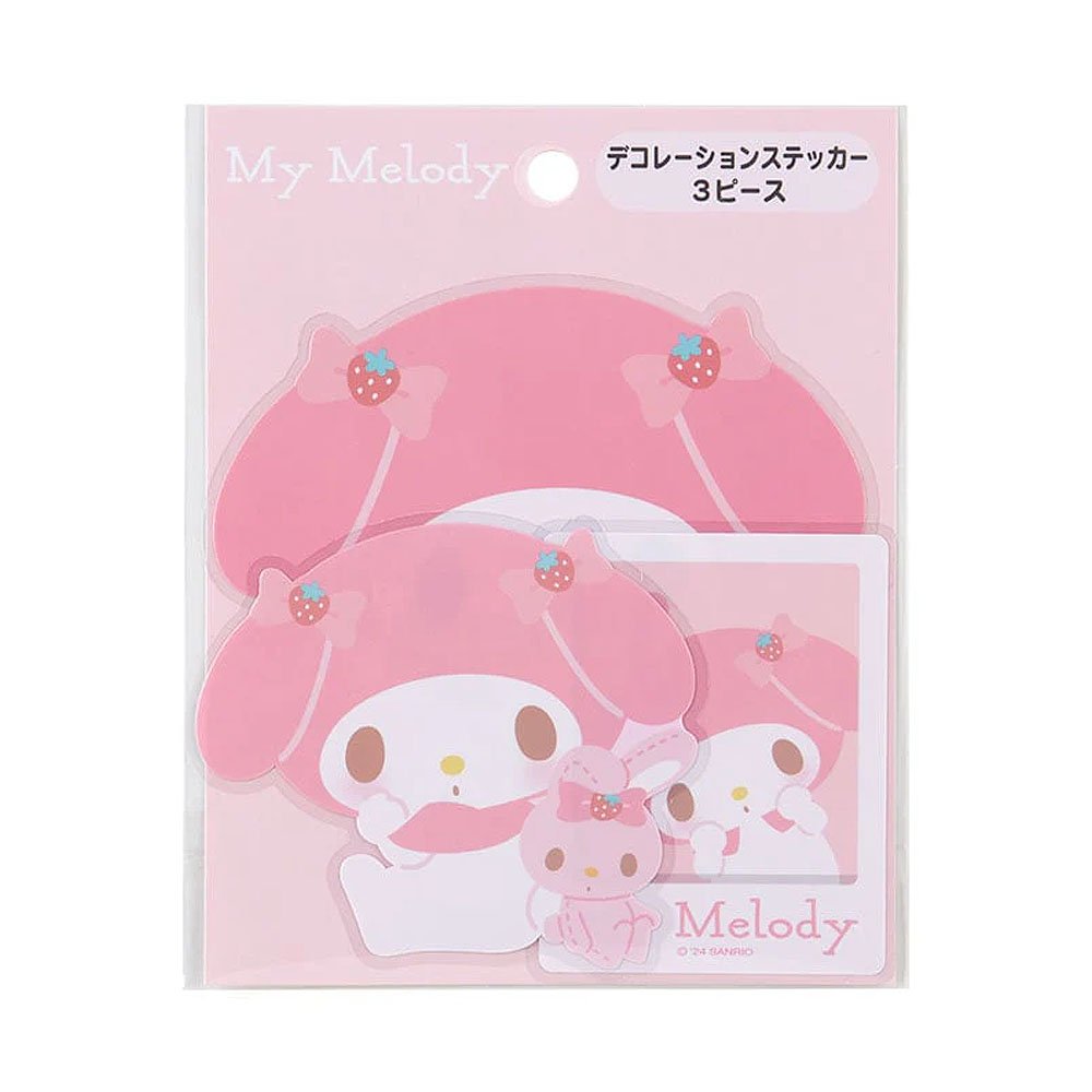 Sanrio Characters 3-pc Tech Sticker Set