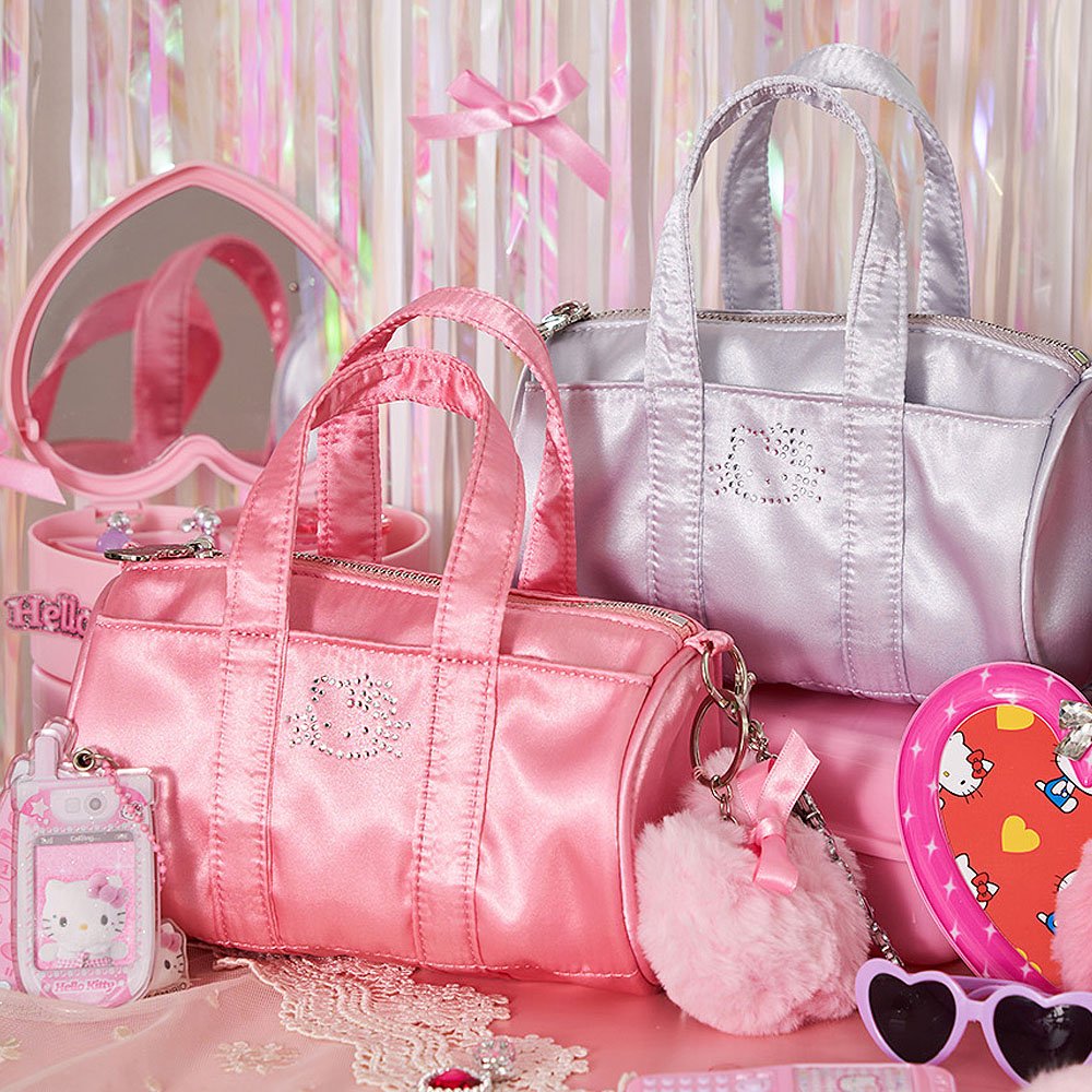 Sanrio Hello Kitty Rhinestone Mini Boston bag with Chain