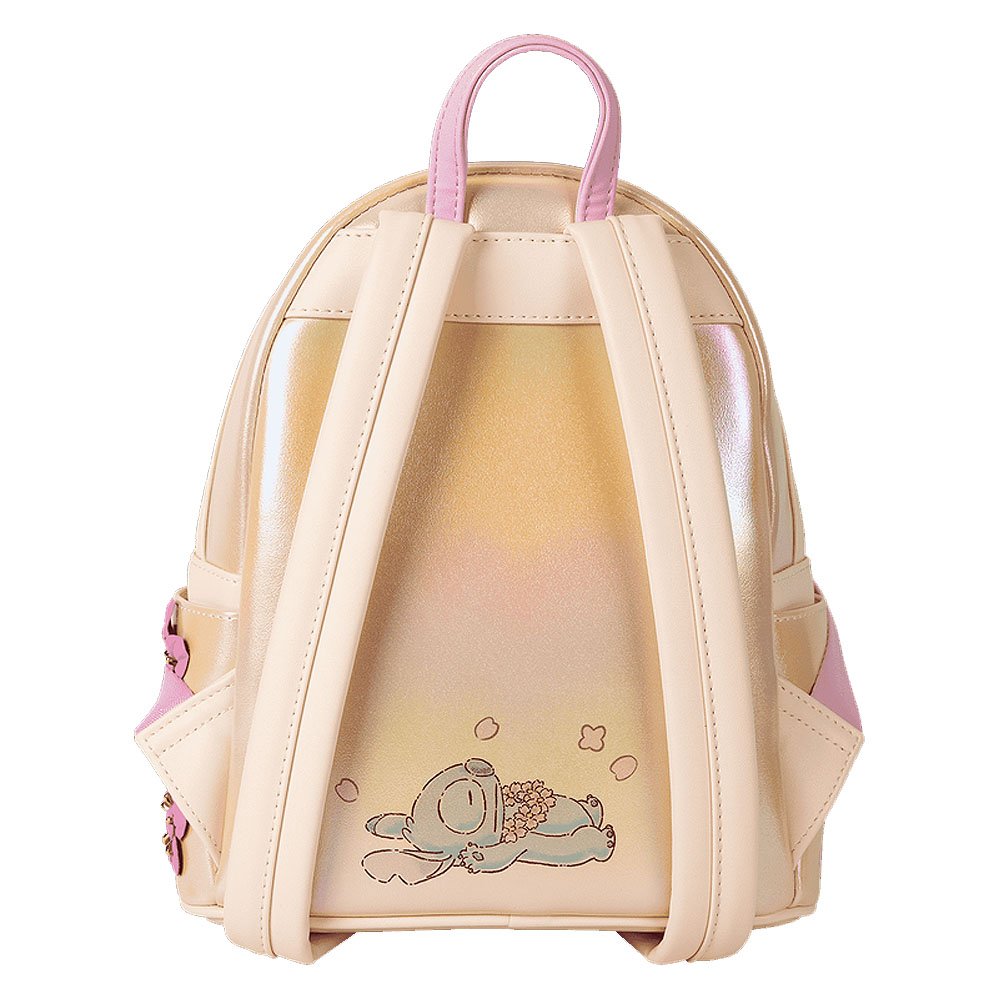 Loungefly x Stitch & Angel Cherry Blossom Heart Mini Backpack