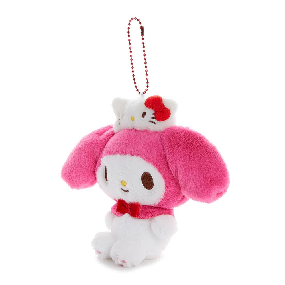 My Melody Mascot Keychain Plush :Hello Kitty 50th Anniversary