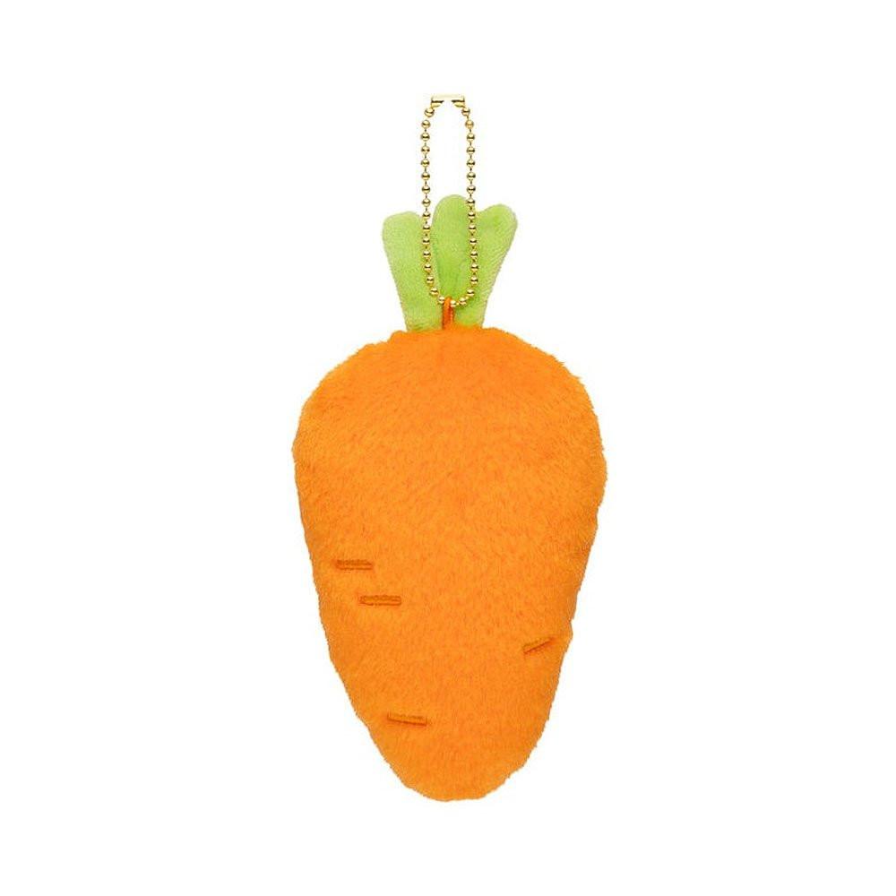 Mofusand Harvested Mascot Plush Keychain : Carrot