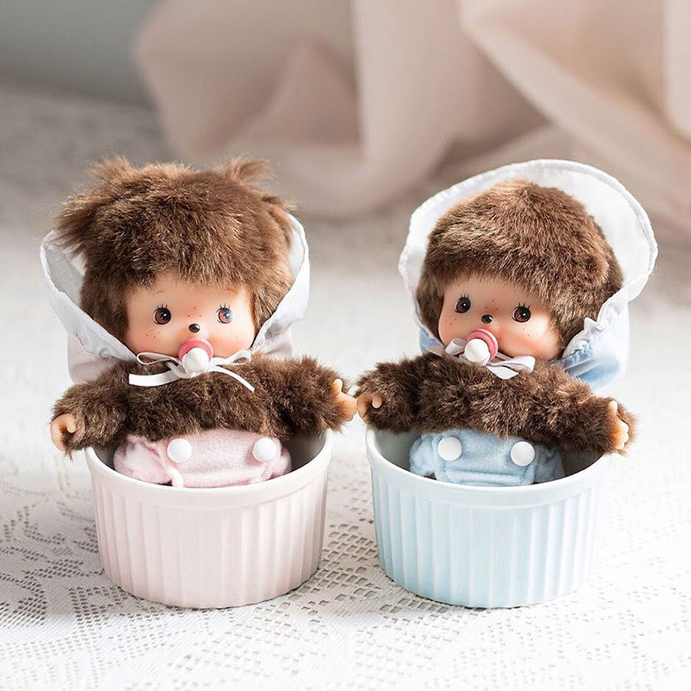 Monchhichi Bebichhichi Girl and Boy Plush