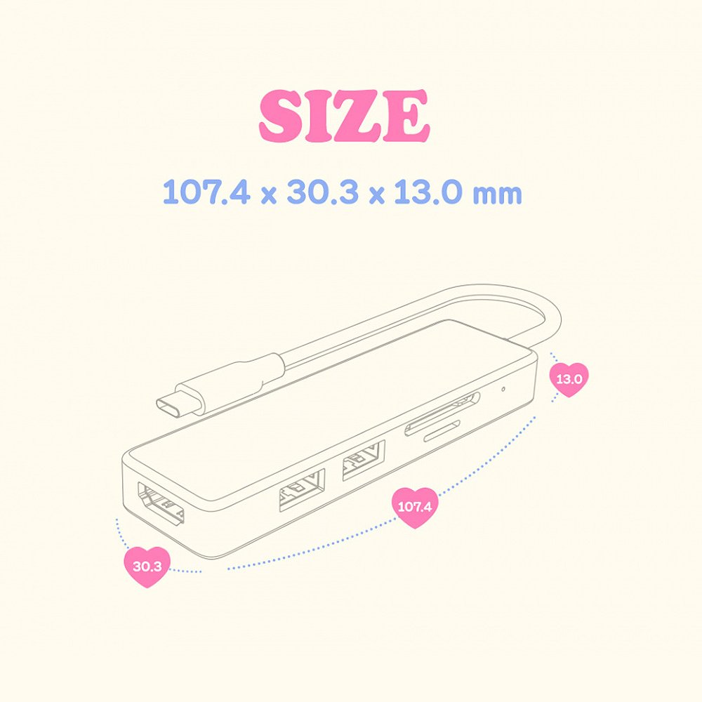 Sanrio Characters Figure USB Hub