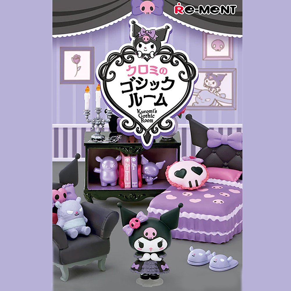 Re-Ment Kuromi's Gothic Room Blind Box