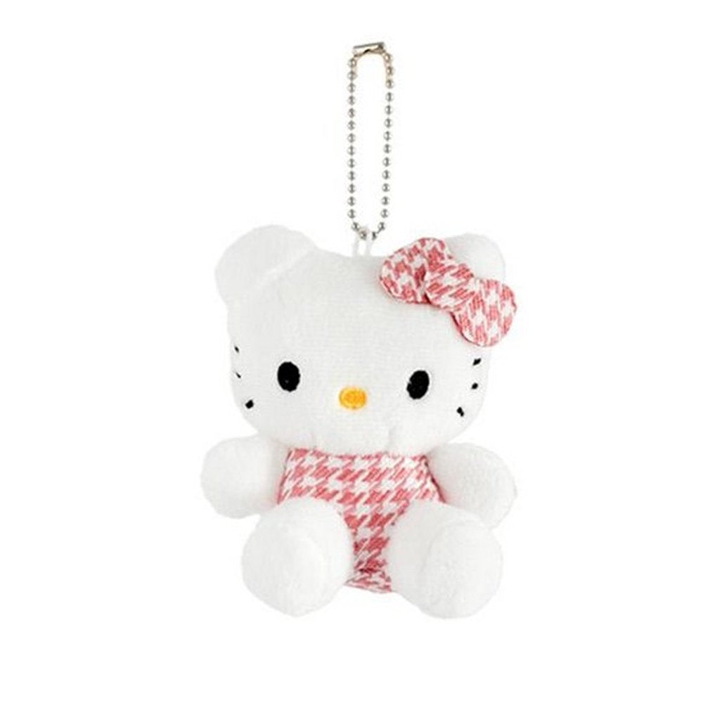 Sanrio Hello Kitty Pattern Plush Mascot Clip-on Keychain